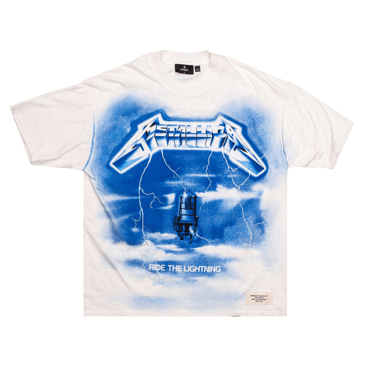 Represent Clo Metallica Ride the Lightning T-Shirt "Flat White"