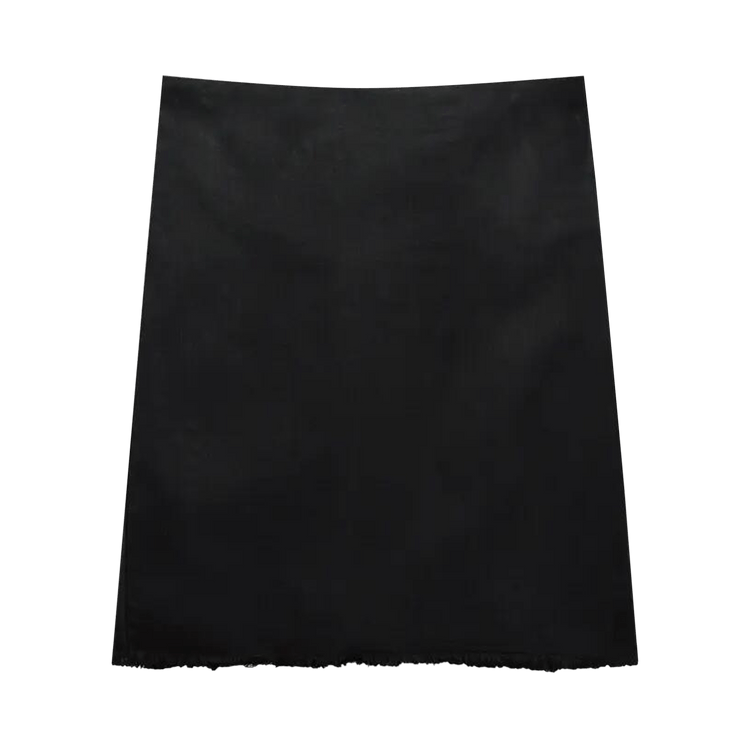 Rick Owens DRKSHDW Dirt Mini Skirt "Black/Wax"