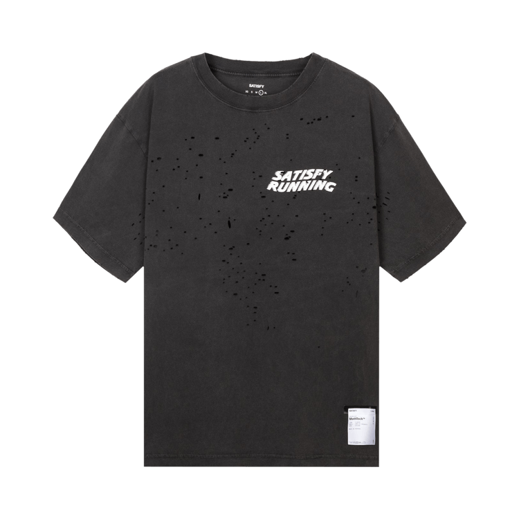SATISFY MothTech T‑Shirt "Aged Black"