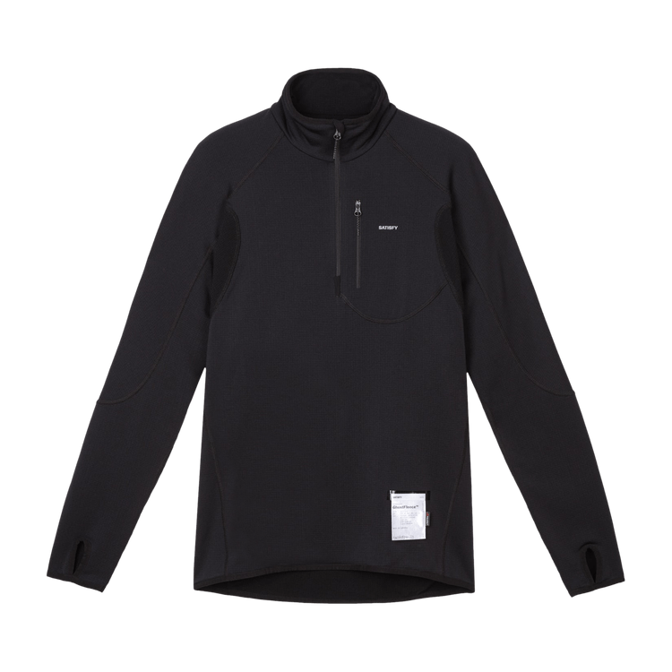 SATISFY GhostFleece Half Zip "Black"