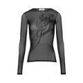 Jean Paul Gaultier The Sequin Top "Black"