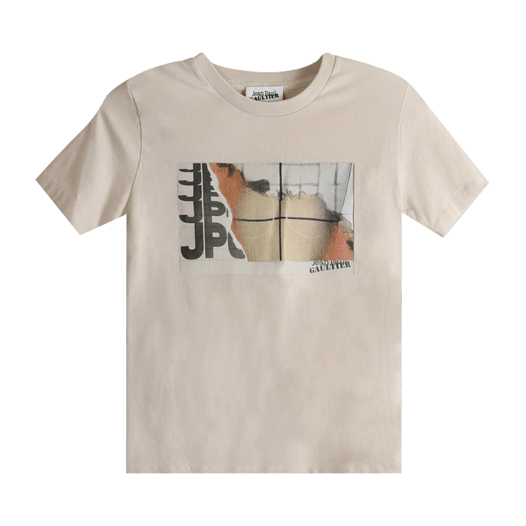 Jean Paul Gaultier Baby T-Shirt "Light Beige/Orange/White"