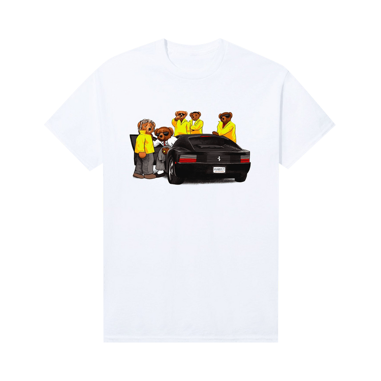 Market High Security Bear T-Shirt "White"