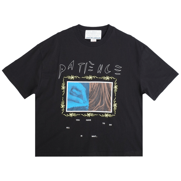 Jungles Patience Tee "Black"