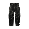 Alexander McQueen Leather Cargo Pants "Black"