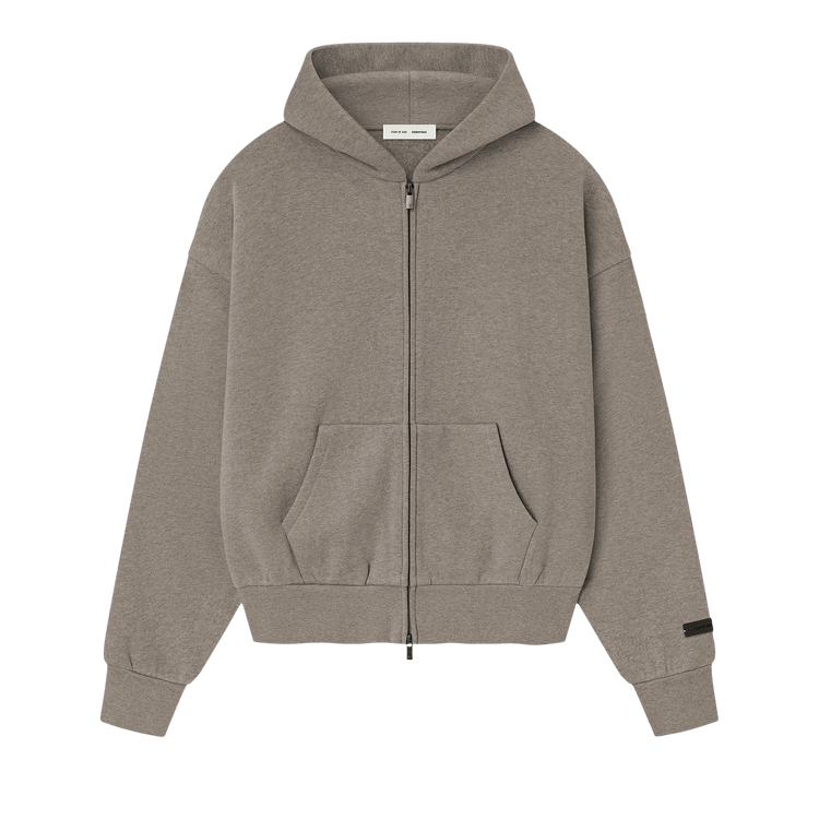 Fear of God Essentials Classic Fleece Zip-Up Hoodie "Homestead Heather"