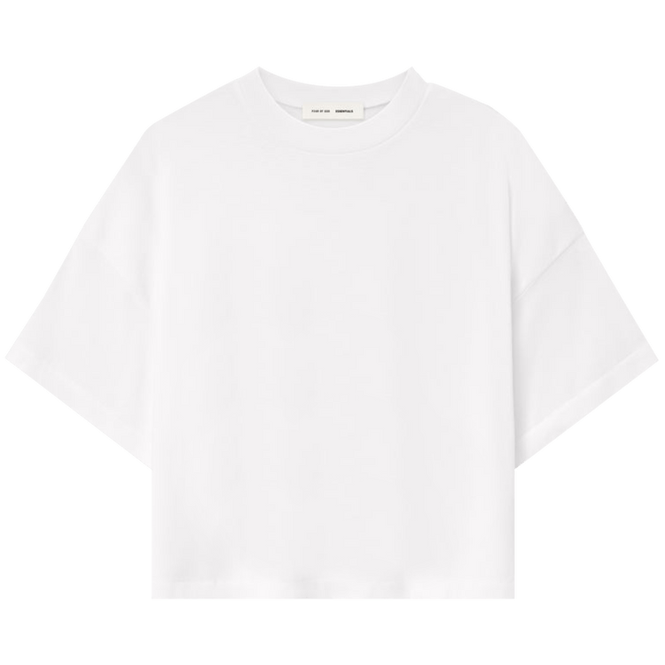 Fear of God Essentials Boxy Tee "Cloud White"