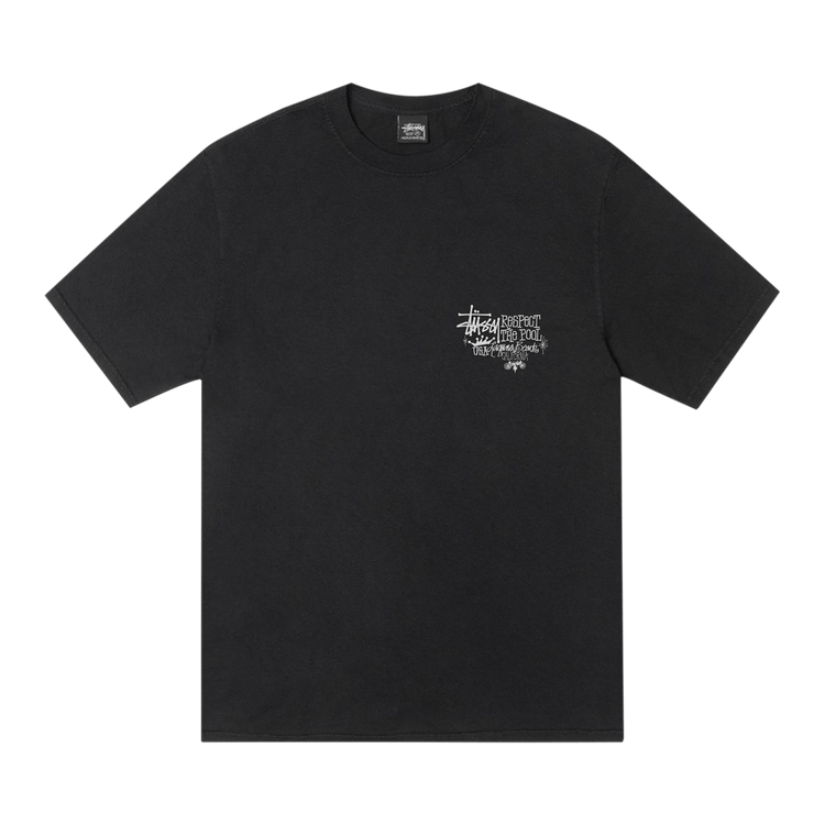 Stussy Respect The Pool Tee Pigment Dyed "Black"