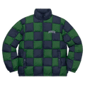 Supreme Checkerboard Puffy Jacket "Navy"