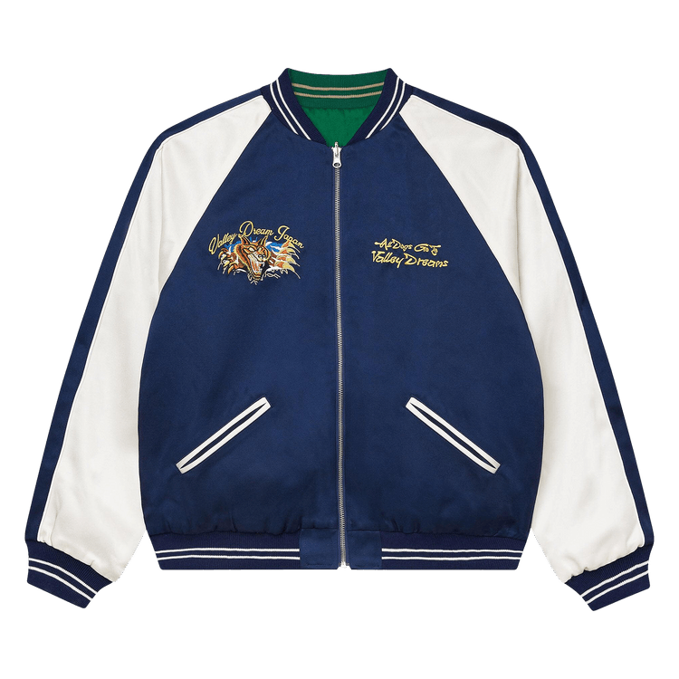Vale Forever Navy Reverso Sukajan "Navy/Green"