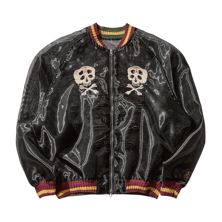 Kapital Sheer Pearl Souvenir Jacket (Rain Skull) "Black"