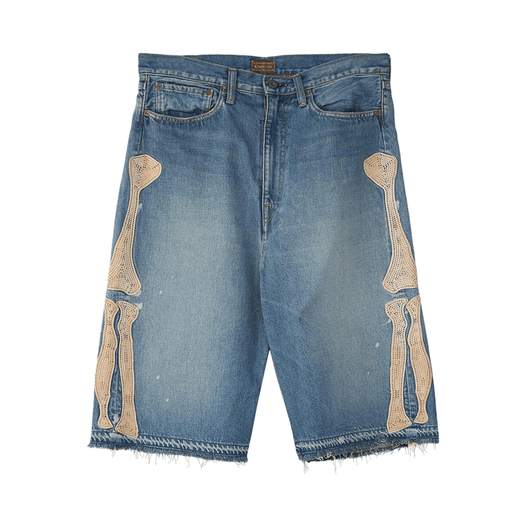 Kapital Denim 5 Pockets Shorts (Bone) "Pro"