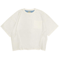 Kapital Jersey 2Tones Big Pocket T-Shirt (Bone) "Ecru/Sax"