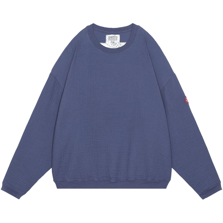 Cav Empt As 1Tower Gauze Crewneck "Blue"