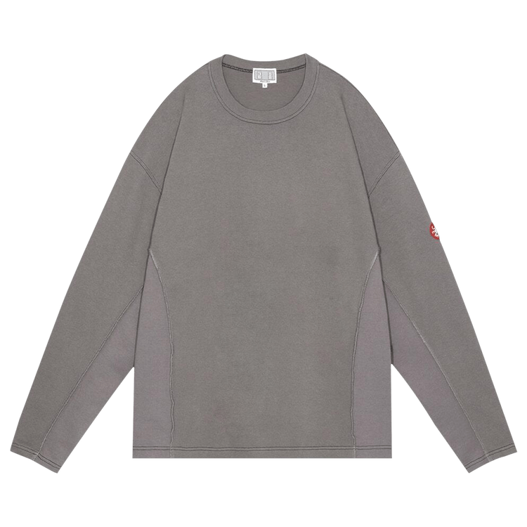 Cav Empt Side Seam Double Knit Long-Sleeve "Grey"
