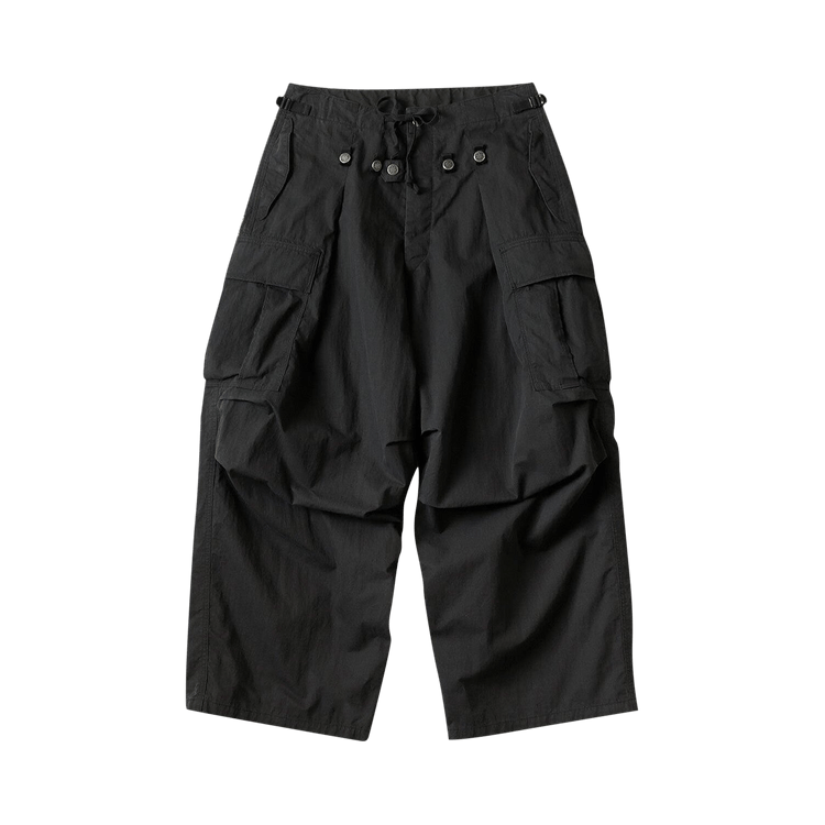 Kapital Ripstop Jumbo Cargo Pants "Black"