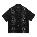 Kapital Silk Rayon Havananaja Drizzle Cuba Shirt "Black"