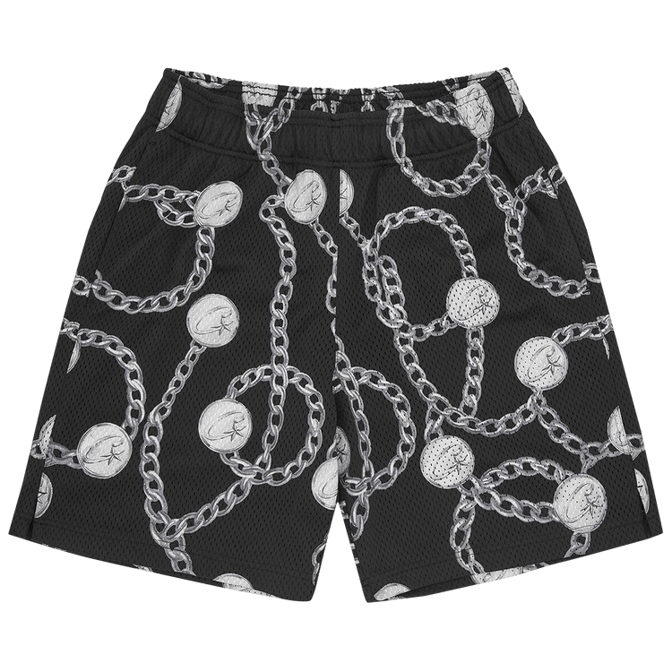 Corteiz Chains Mesh Short "Black"
