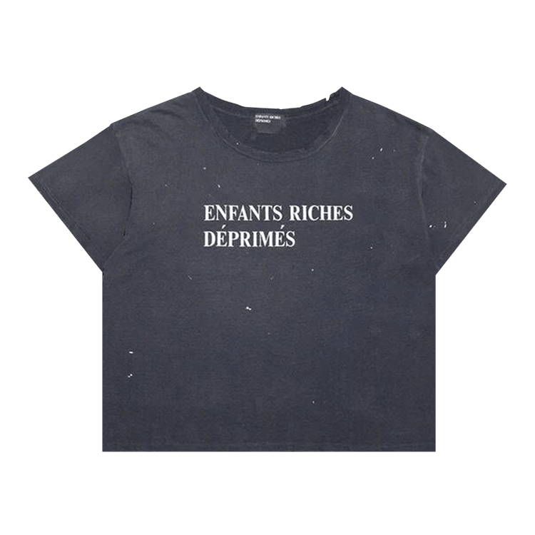Enfants Riches Déprimés Classic Logo T-Shirt "Damaged Black"