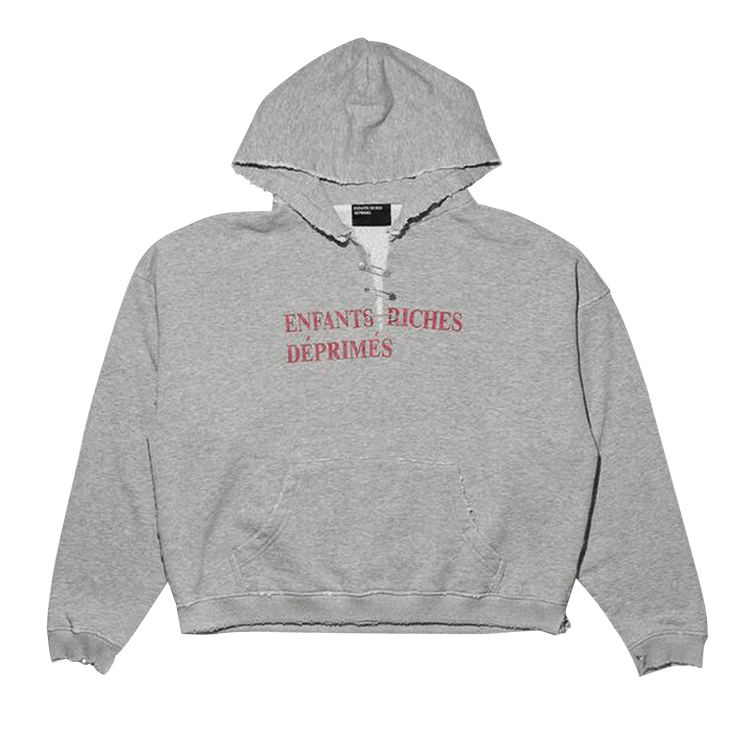 Enfants Riches Déprimés Classic Logo Hoodie "Heather Grey"