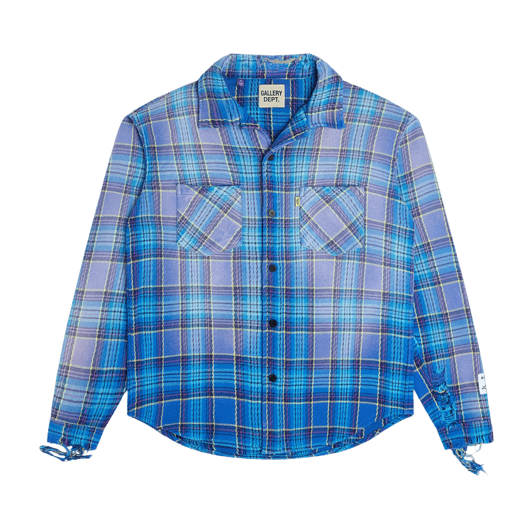 Gallery Dept. Marley Flannel Shirt "Blue Multicolor"
