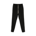 Rick Owens Wool Drawstring Slim Long Pants "Black"