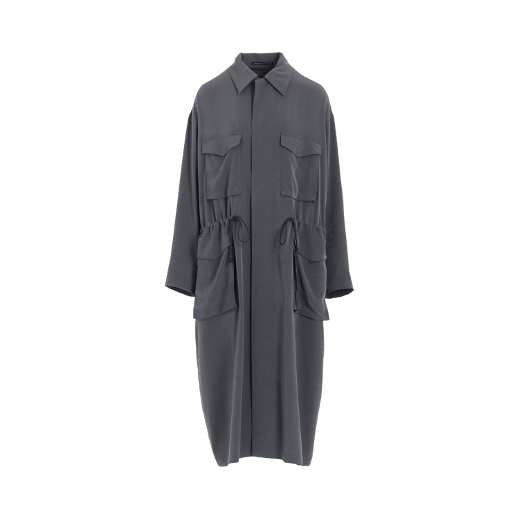 Y's KO-4-Pocket Long D Shirt Jacket 'Khaki'