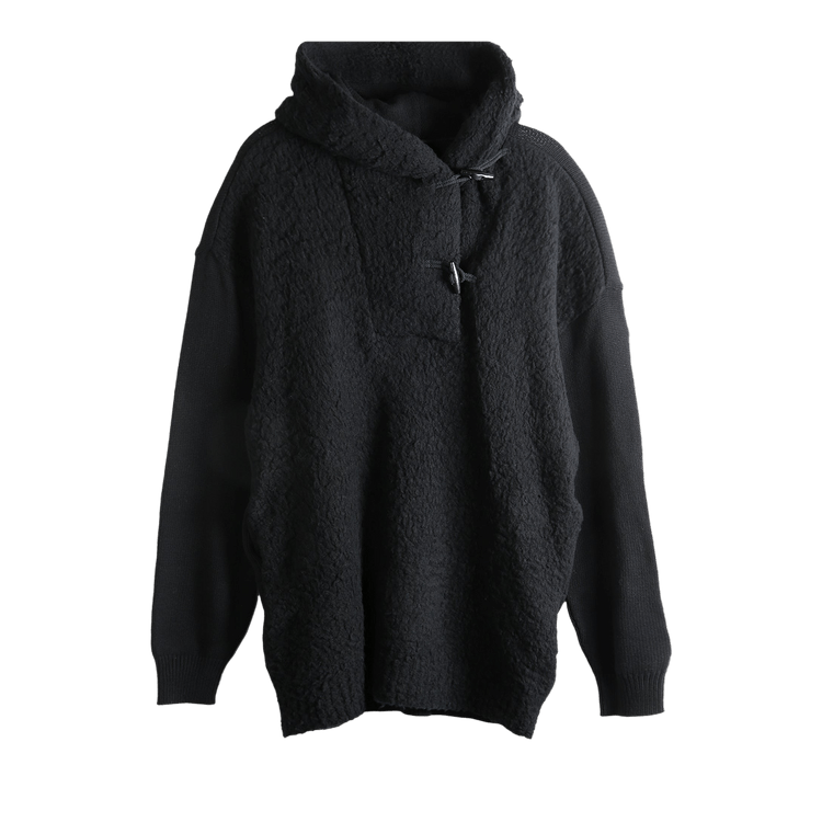 Y's Toggle Button Hoodie 'Black'