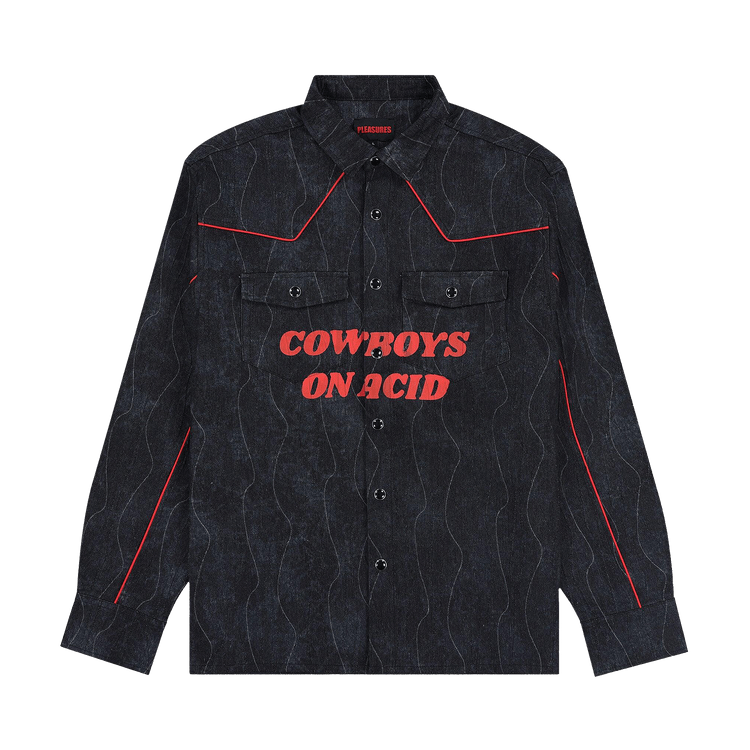 Pleasures Acid Cowboy Denim Shirt "Black"