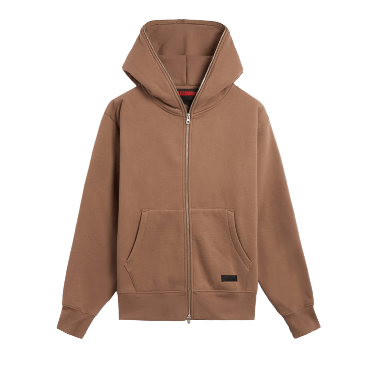 Pleasures Dragon Zip Hoodie "Brown"