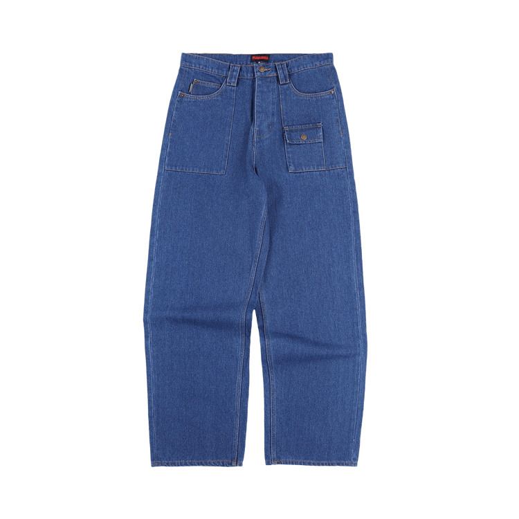 Pleasures Grind Baggy Jeans "Indigo"