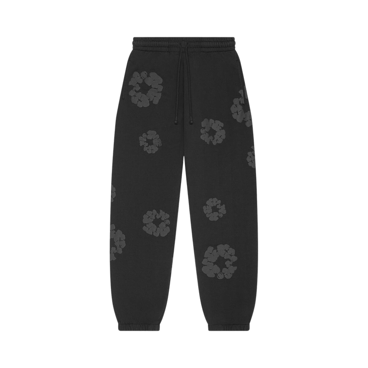 Denim Tears Mono Wreath Sweatpants "Black"