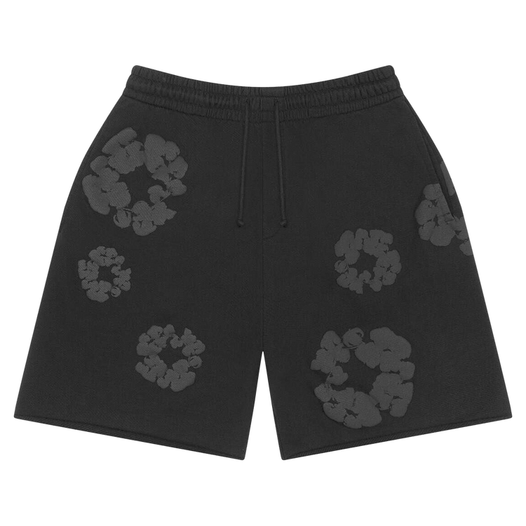 Denim Tears Mono Wreath Sweatshorts "Black"