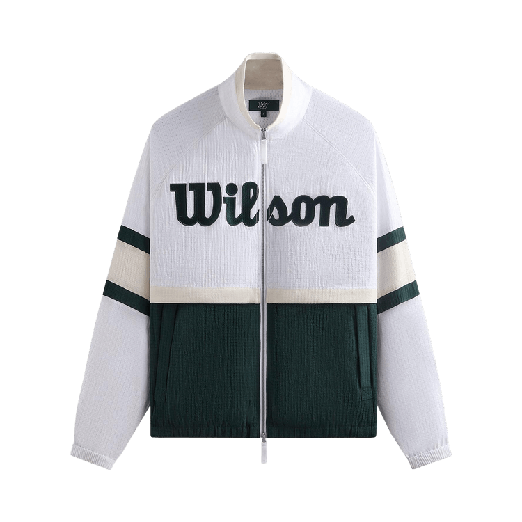 Kith x Wilson Dobby Track Jacket "White"