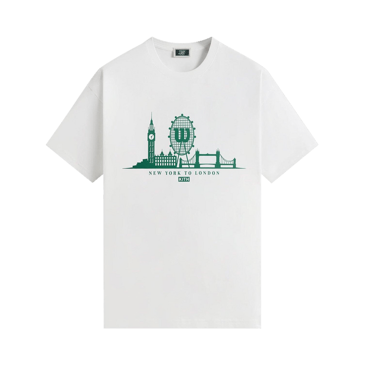 Kith x Wilson NY To London Tee "White"