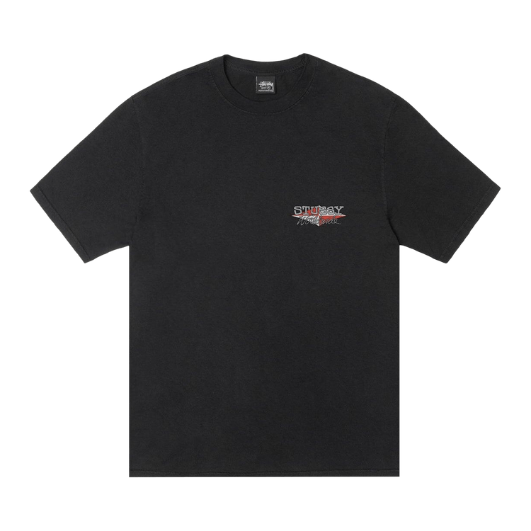 Stussy Worldwide Diamond Tee Pigment Dyed "Black"