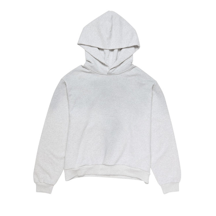 Acne Studios Logo Hooded Sweater "Pale Grey Melange"