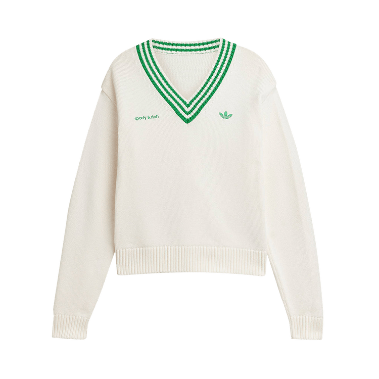 adidas x Sporty & Rich Sweater "Off White"