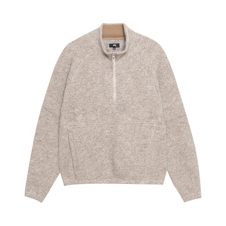 Stussy Wool Blend Sherpa Mock "Tan"