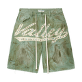 Vale Forever Green Skittle Jorts "Dirt/Green"