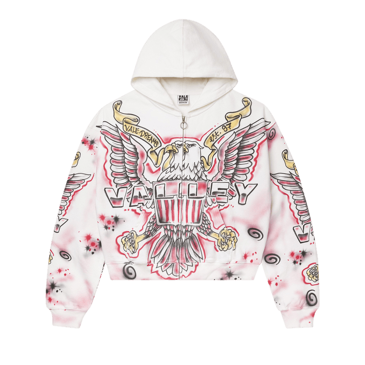Vale Forever Flag Zip Up "White"