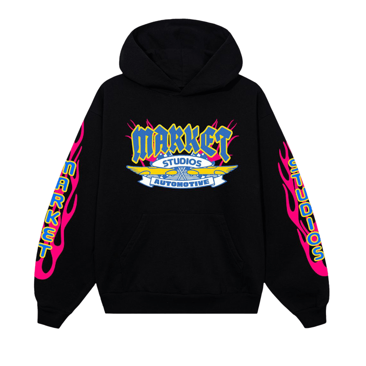 Market V12 Fleece Hoodie "Black"