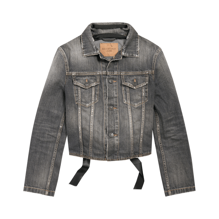 Balenciaga Lace-Up Jacket "Dark Grey"