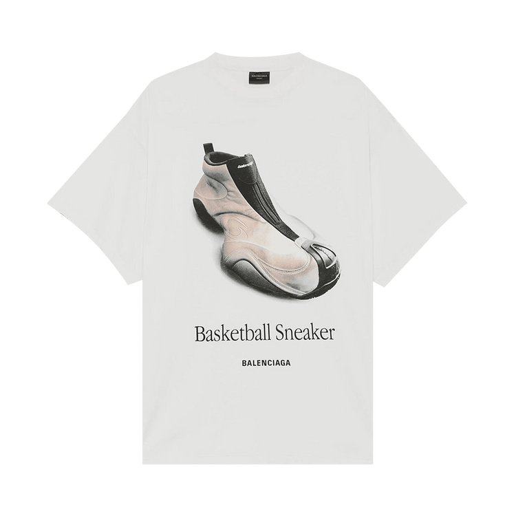 Balenciaga Basketball Sneaker T-Shirt "Dirty White"
