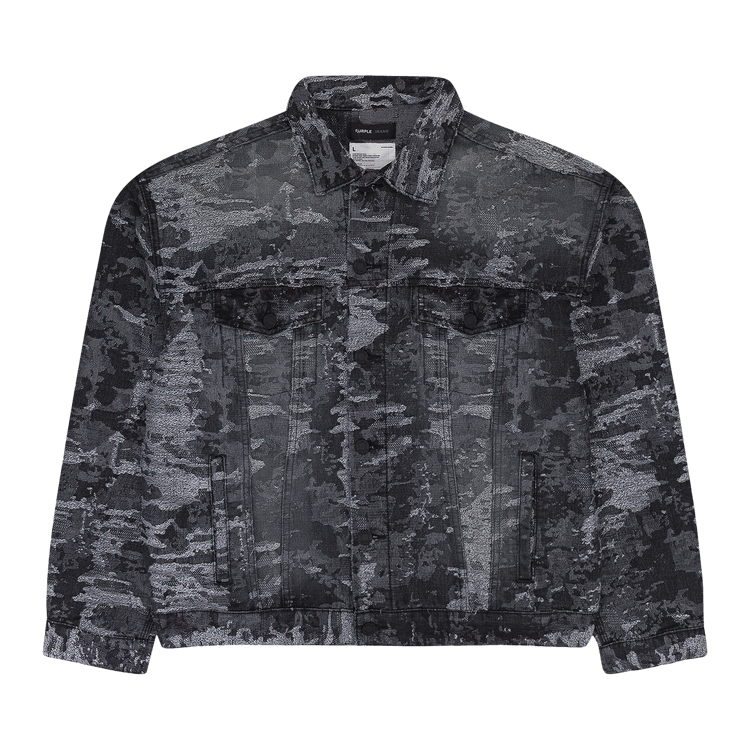 PURPLE BRAND Jacquard Jacket "Black"