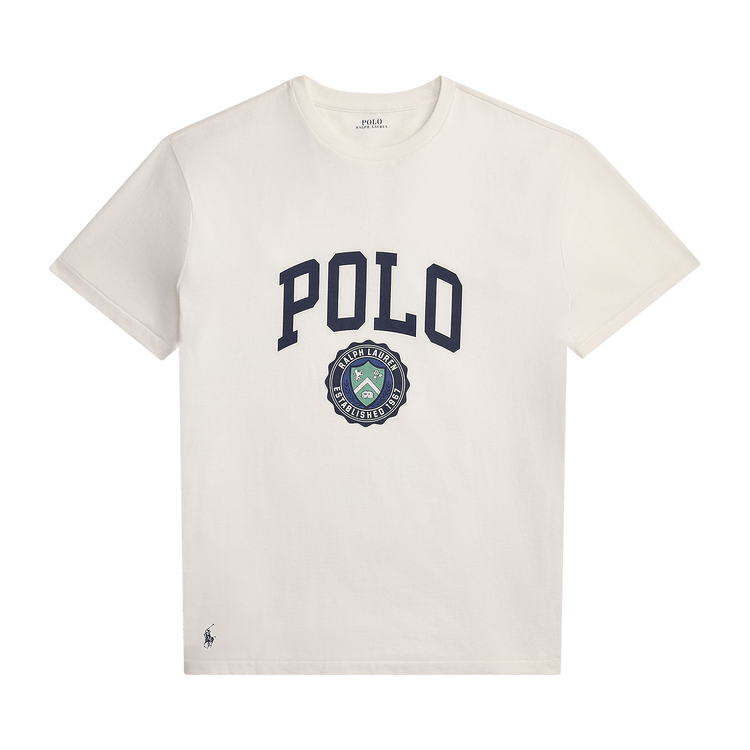 Polo Ralph Lauren Short-Sleeve Jersey Knit Graphic Print T-Shirt "Deckwash White"