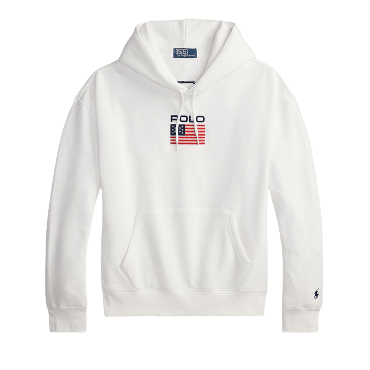 Polo Ralph Lauren Long-Sleeve Sport Fleece Hoodie "White"