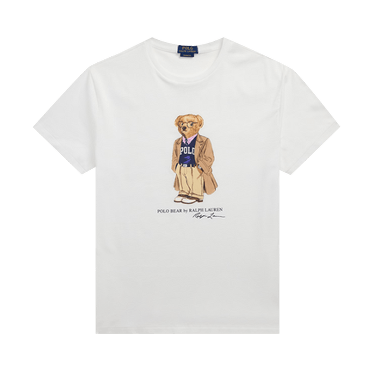 Polo Ralph Lauren Short-Sleeve Jersey Knit Graphic Novelty Bear T-Shirt "Nevis/Hudsn Valley Bear"