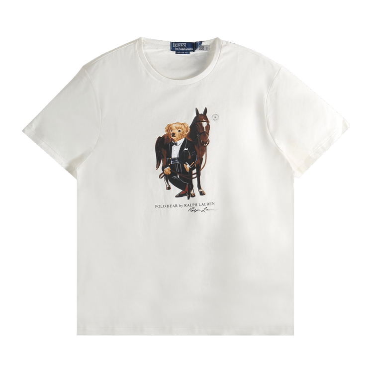 Polo Ralph Lauren Short-Sleeve Jersey Knit Graphic Bear T-Shirt "Deckwash White"