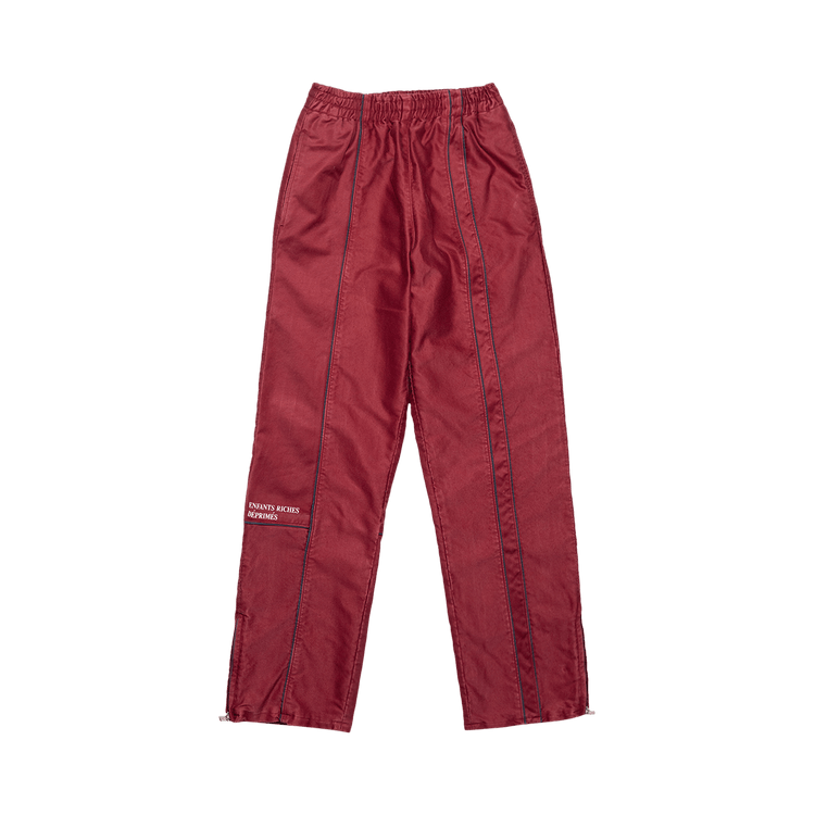 Enfants Riches Déprimés Paneled Track Pants "Burgundy/Black"